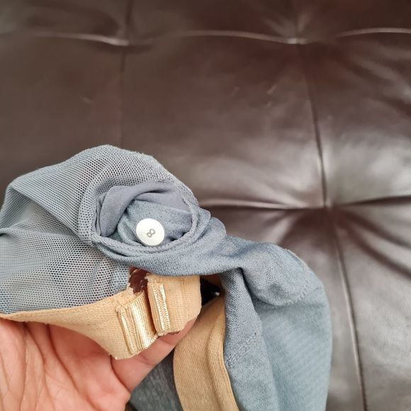 Lululemon Women Cross My Heart Tank Top Heathered Blurred Gray Size 8 - Picture 14 of 16